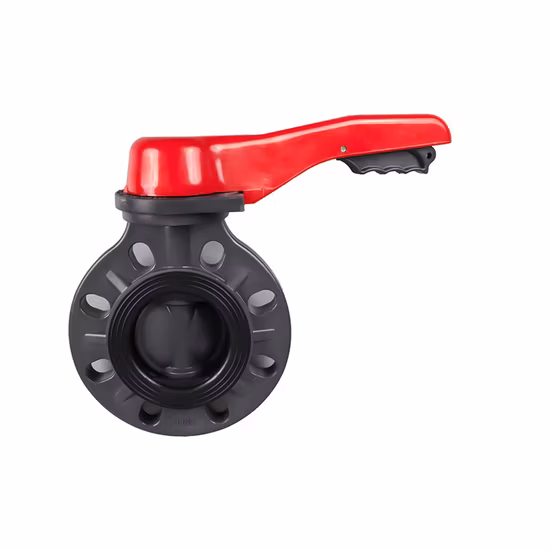 Plastic PVC Pph CPVC PVDF UPVC Industrial Butterfly Valve Ball Valve