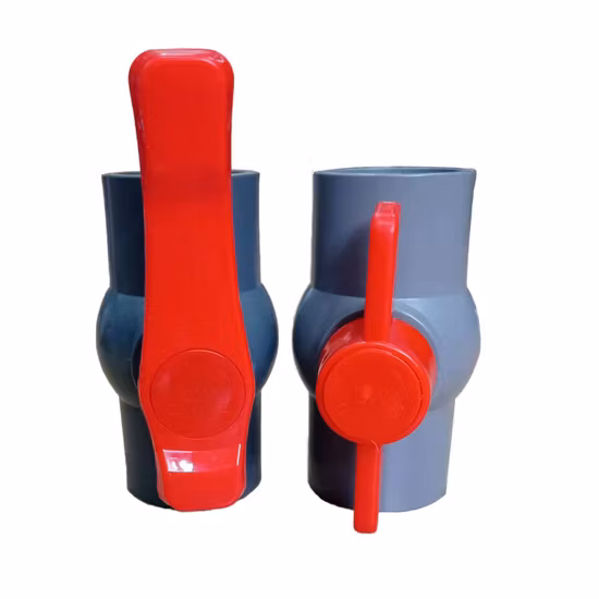PVC UPVC CPVC Valve DIN ANSI BS JIS Plastic PPR Bottom Butterfly Foot Check True Double Single Union Compact Ball Valve for Water Supply